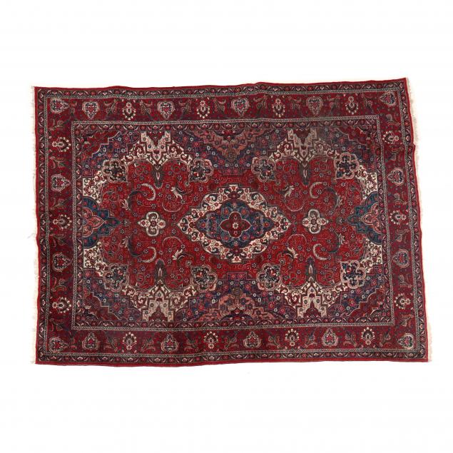 PERSIAN RUG Red field with center 34b9ec