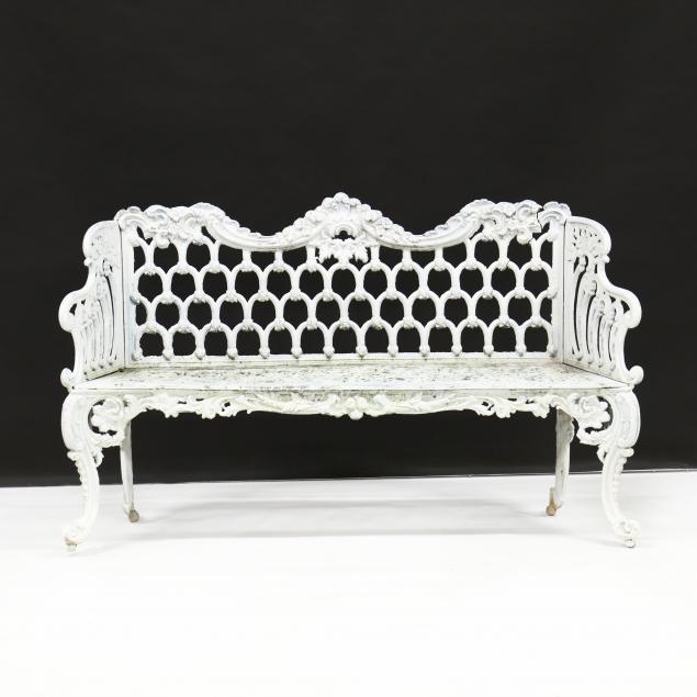 AMERICAN ROCOCO STYLE PAINTED ALUMINUM 34ba21
