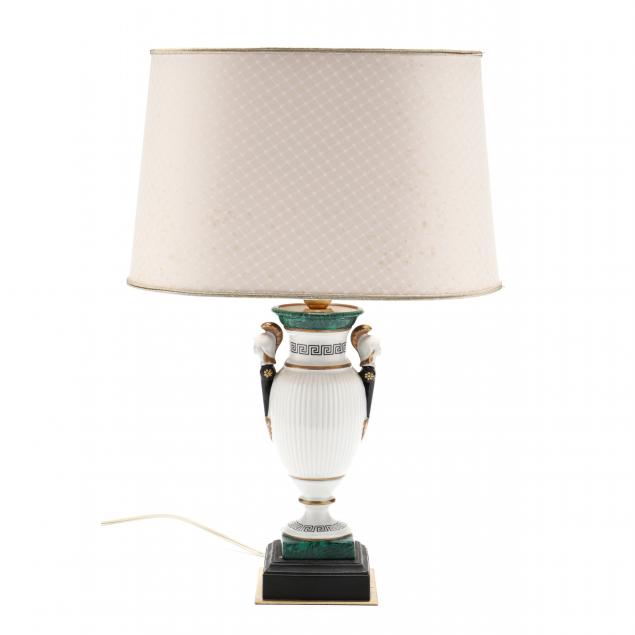 GRECIAN STYLE TABLE LAMP Mid 20th 34baae