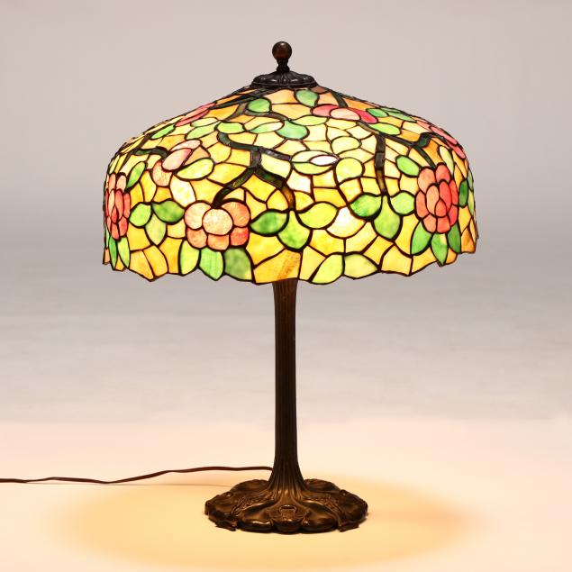 CHICAGO MOSAIC LAMP CO STAINED 34bc21