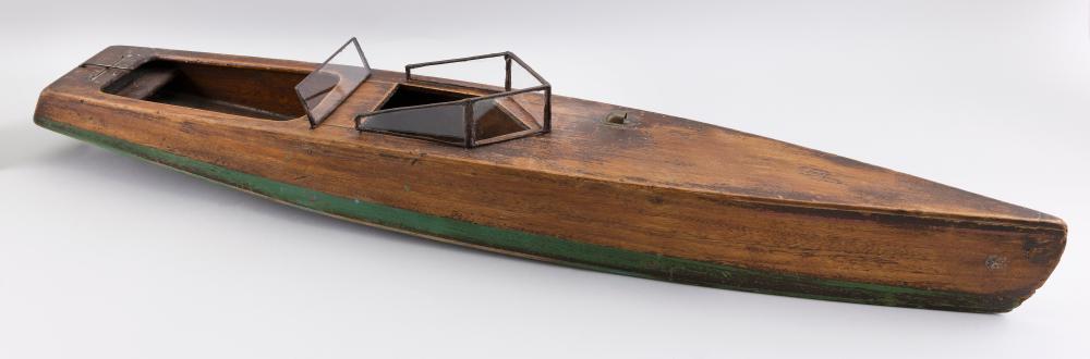 WOODEN SPEED BOAT MODEL FIRST HALF 34bc66