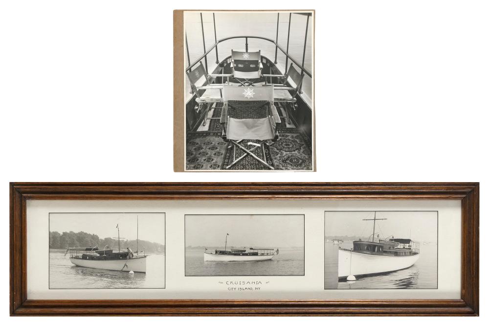 FOUR PHOTOGRAPHS OF THE MOTOR LAUNCH 34bc7a