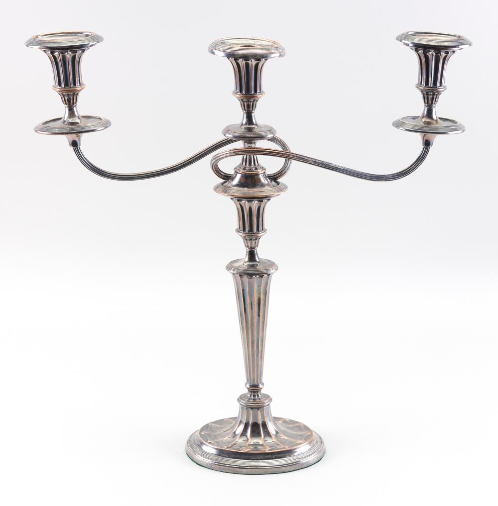 ENGLISH SILVER PLATED CANDELABRUM 34bcd5