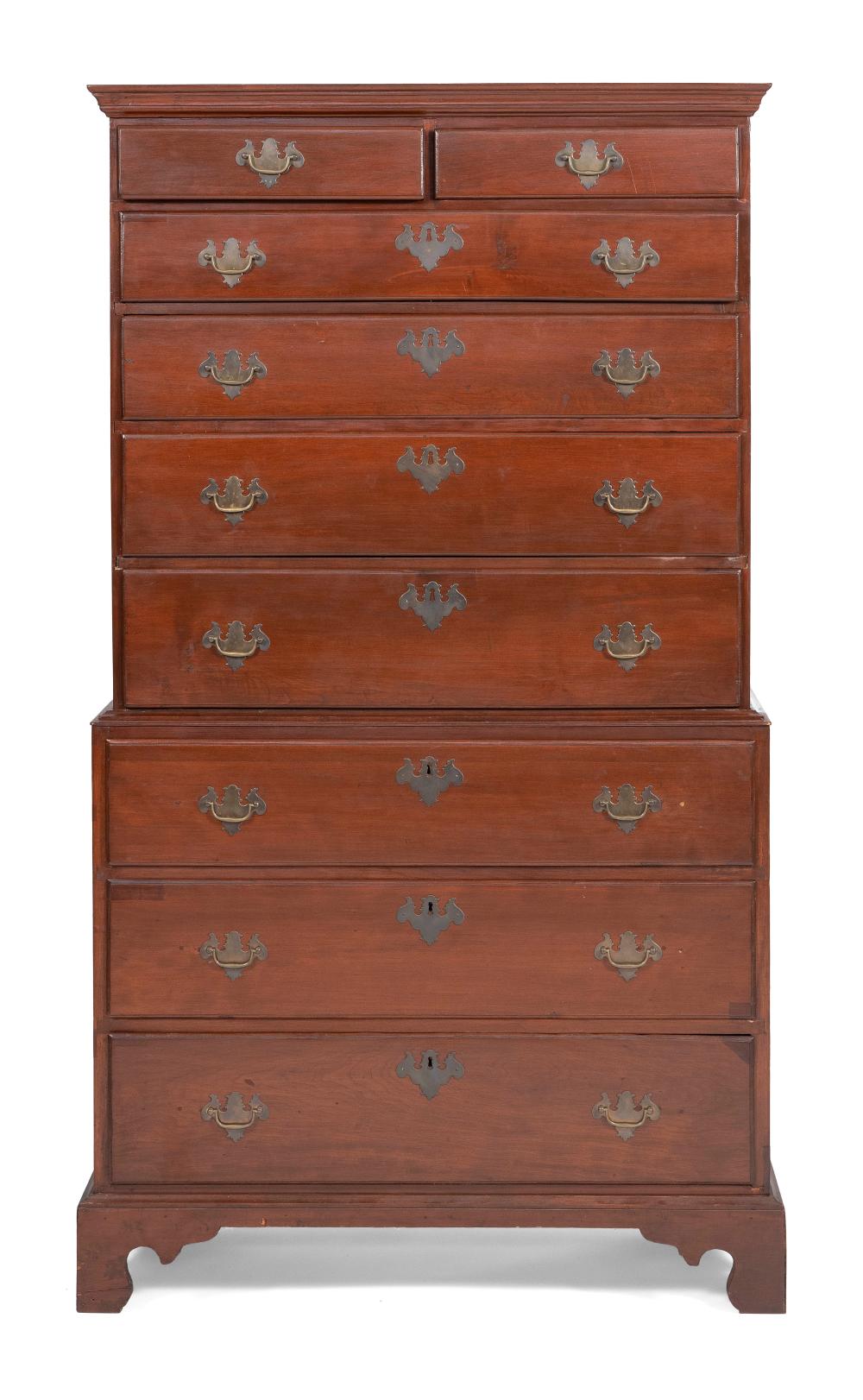 ENGLISH CHEST-ON-CHEST LATE 18TH