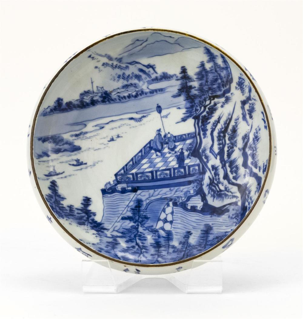 JAPANESE BLUE AND WHITE PORCELAIN