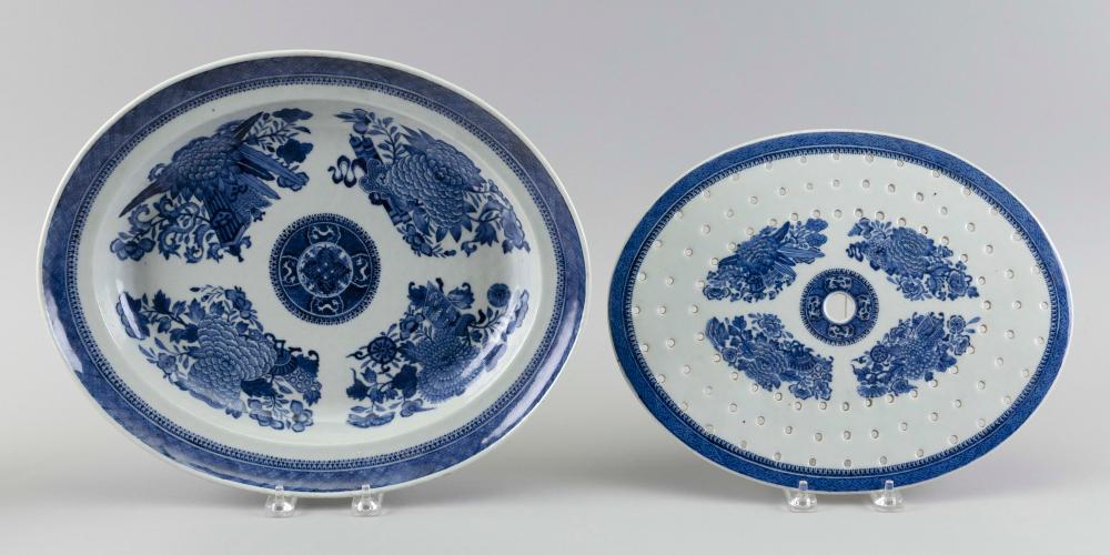 CHINESE EXPORT BLUE AND WHITE NANKING