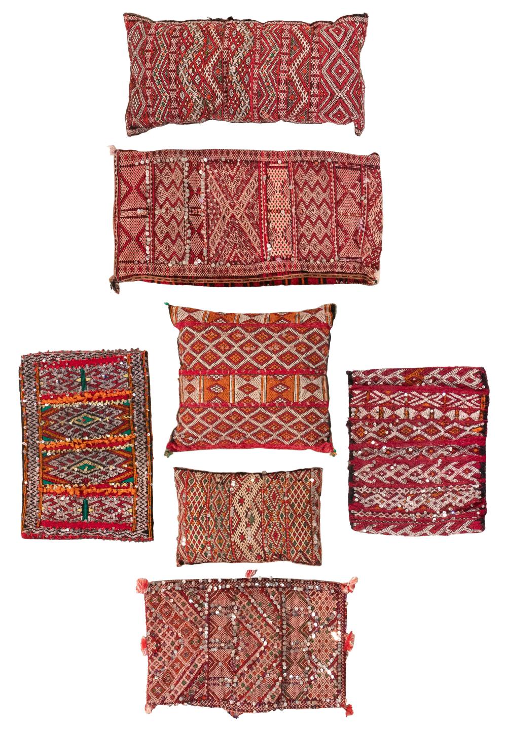 SEVEN MOROCCAN STORAGE BAGS FROM 34bdc3