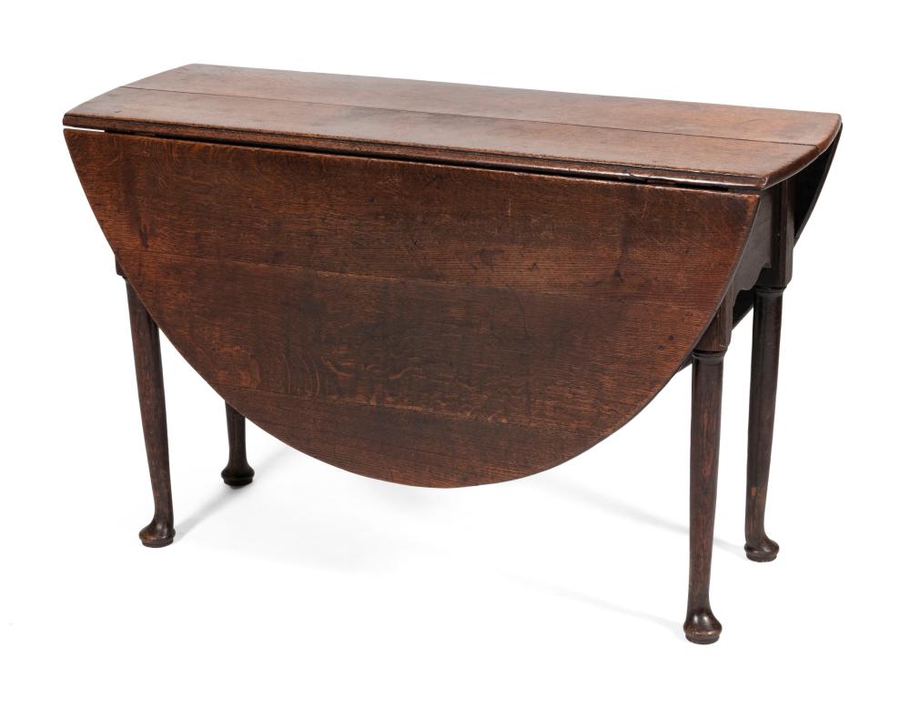 ENGLISH QUEEN ANNE DROP-LEAF TABLE
