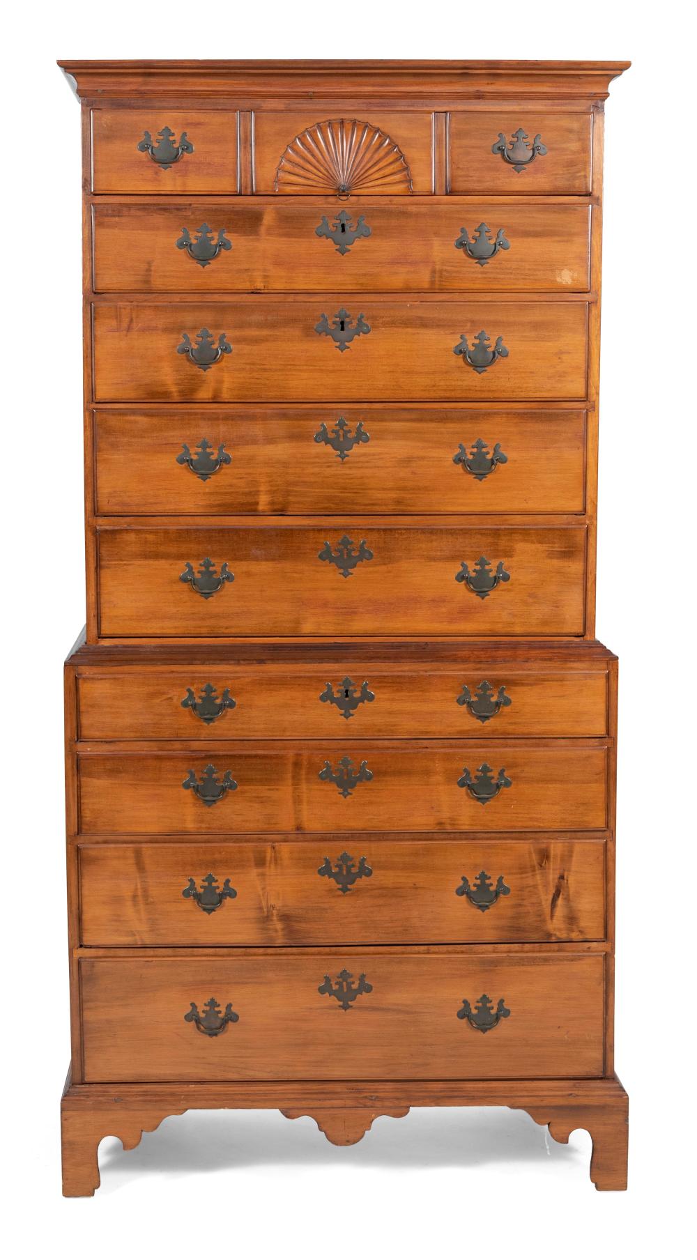 CHIPPENDALE CHEST-ON-CHEST FOURTH