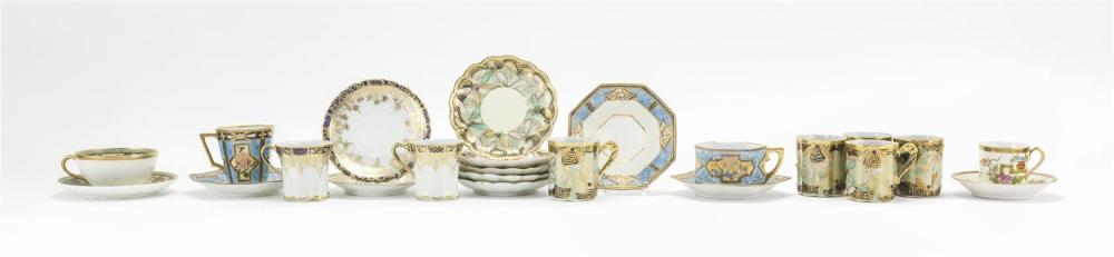 TWENTY-THREE PIECES OF NIPPON PORCELAINTWENTY-THREE