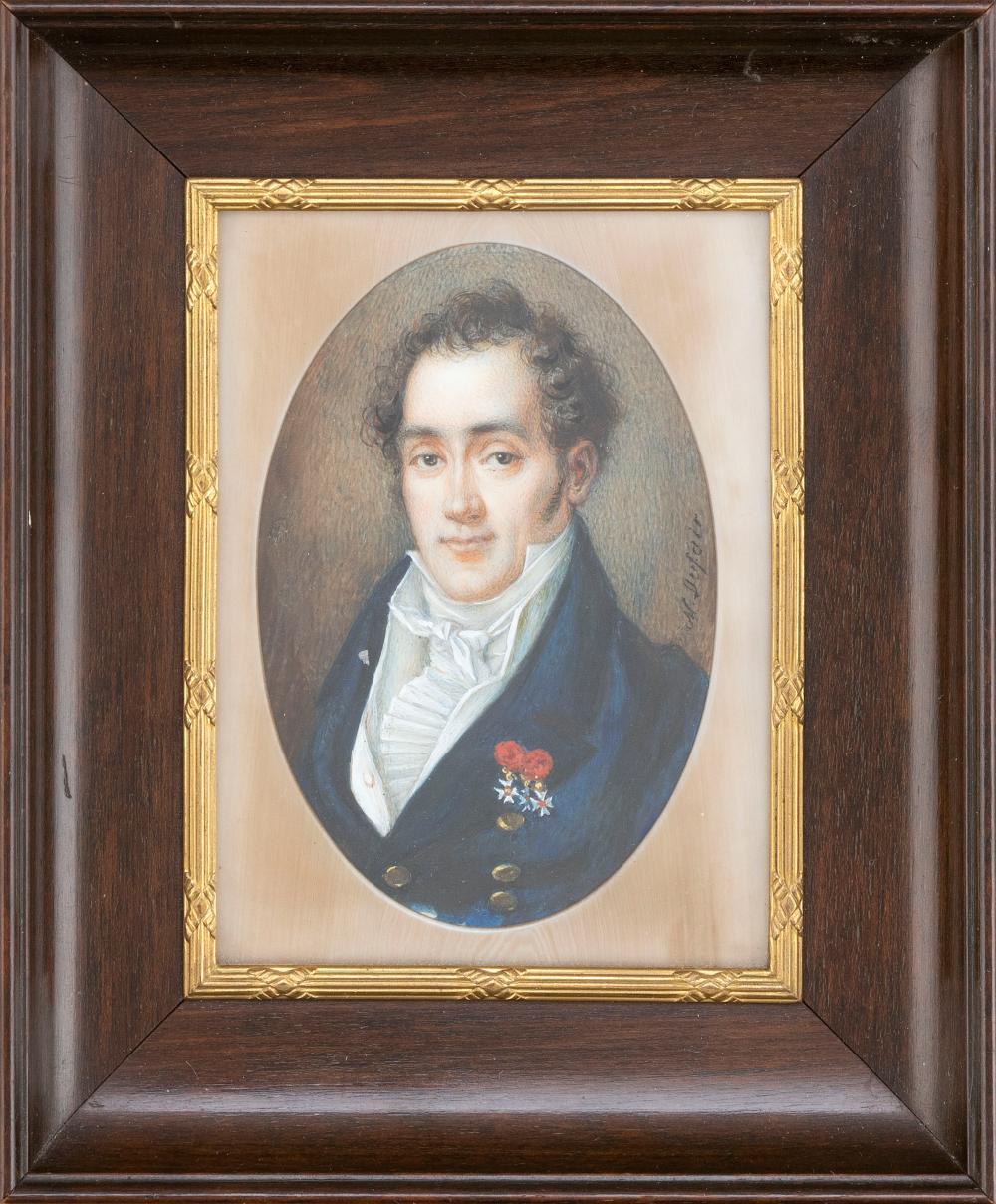 PORTRAIT MINIATURE DEPICTING FRANCOIS REN  34bee9