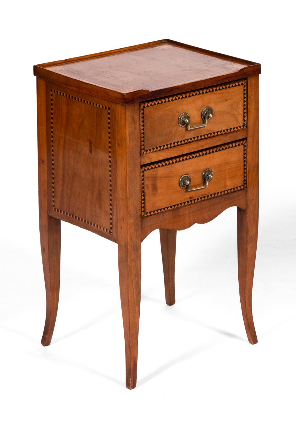 TWO-DRAWER BIEDERMEIER-STYLE STAND