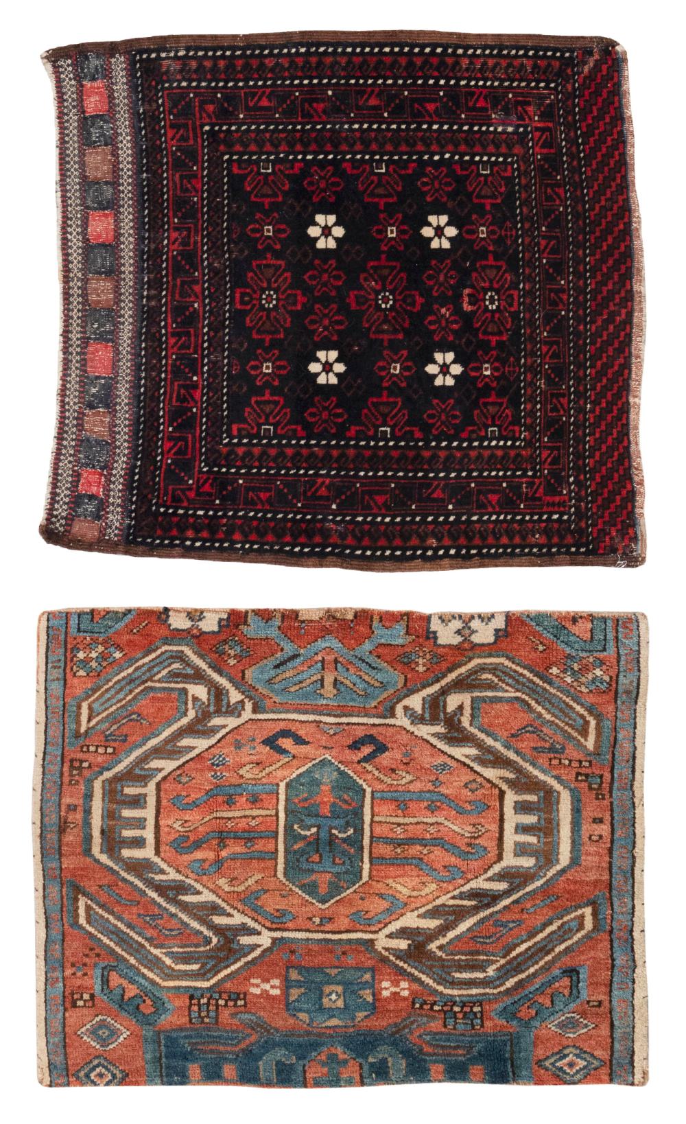 TWO ORIENTAL RUGS: BELOUCH AND