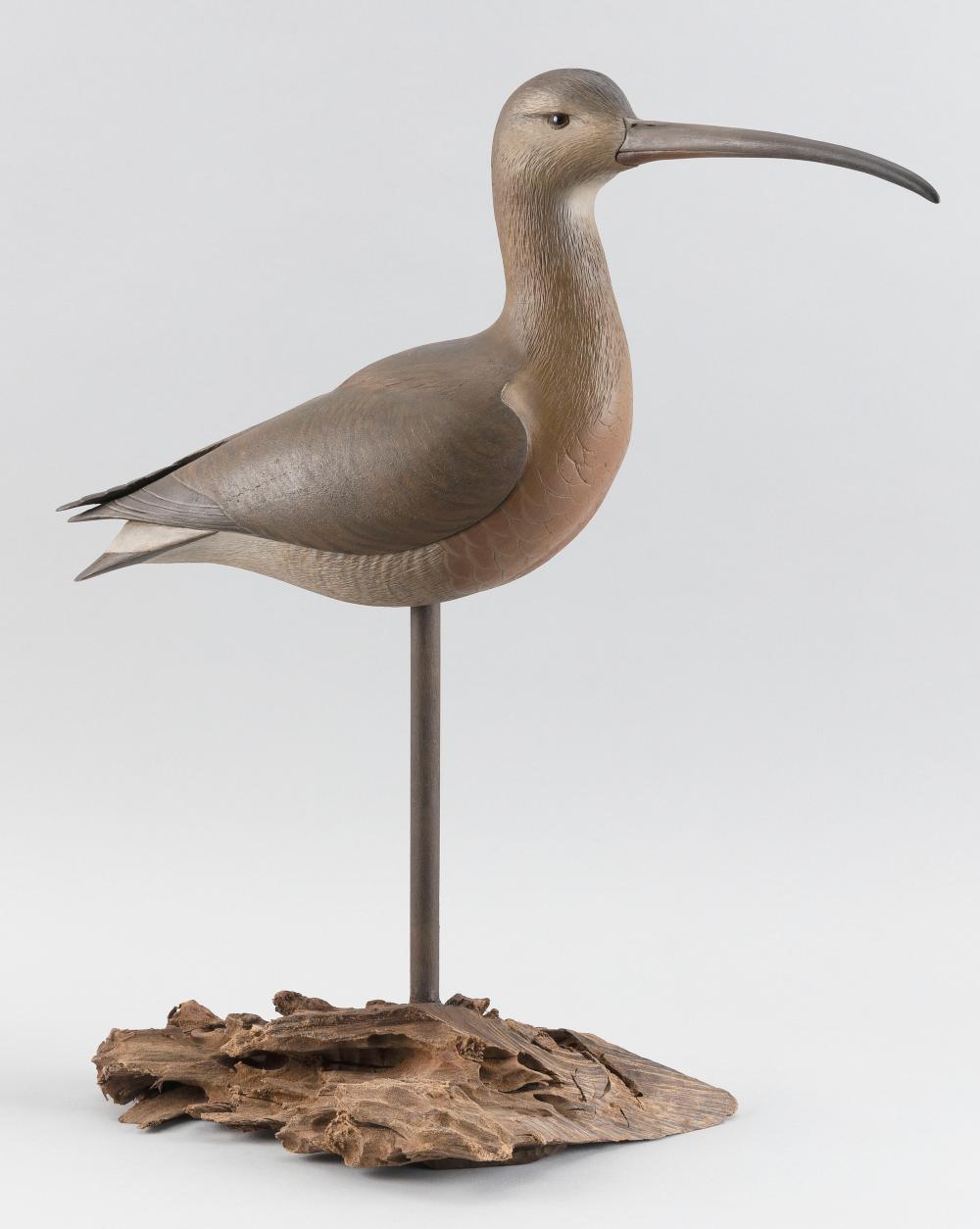 RON MARINO CARVING OF A CURLEW 34bfee
