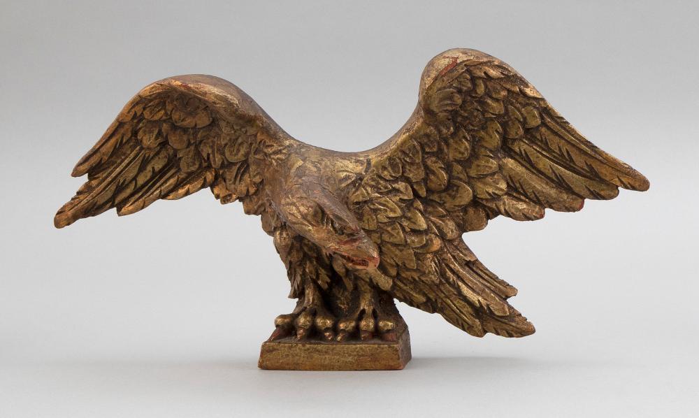 CARVED AND GILT SPREAD WING EAGLE 34c018