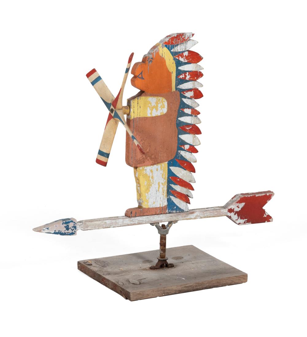 AMERICAN INDIAN WHIRLIGIG MID-20TH