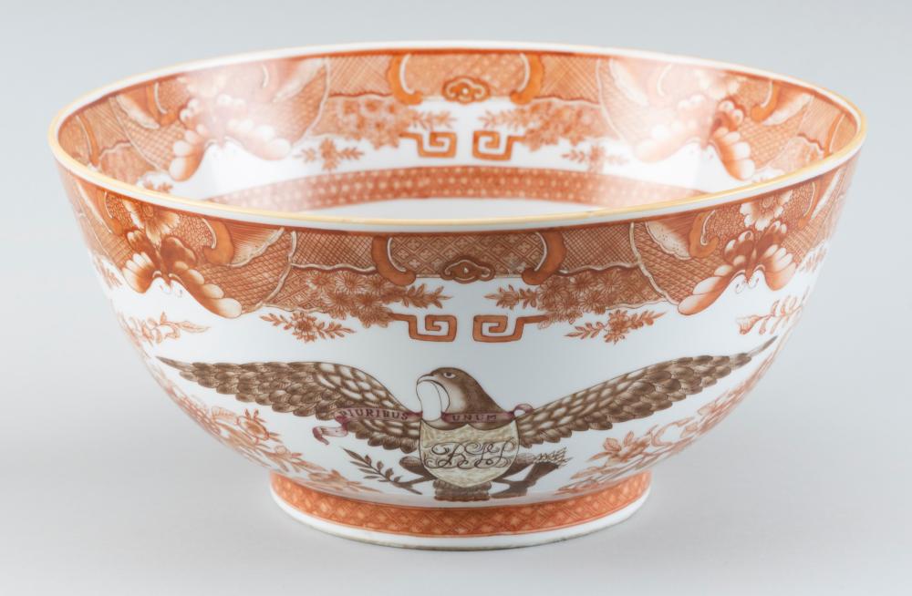 FITZHUGH-STYLE PORCELAIN BOWL 20TH