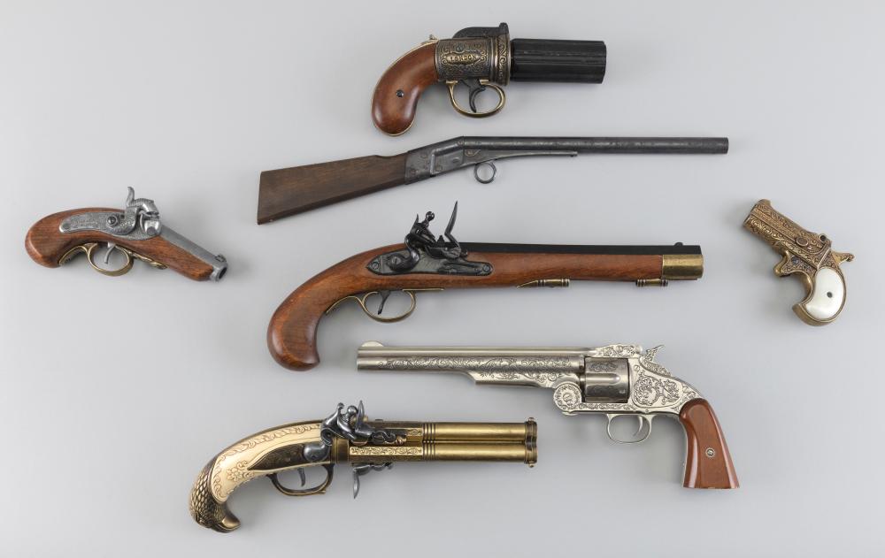 SEVEN THEATRICAL GUNS 20TH CENTURY 34c047