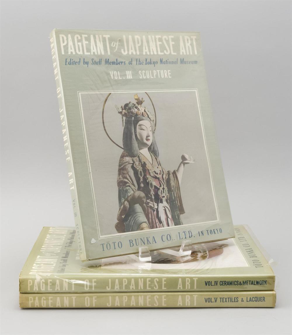 THREE VOLUMES OF PAGEANT OF JAPANESE