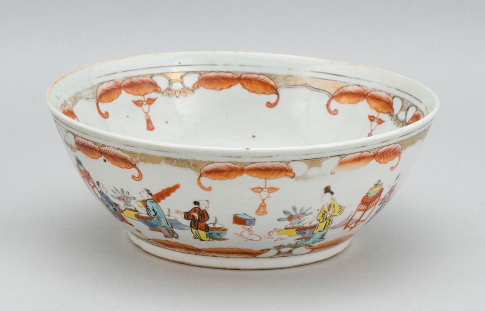 CHINESE POLYCHROME PORCELAIN BOWL