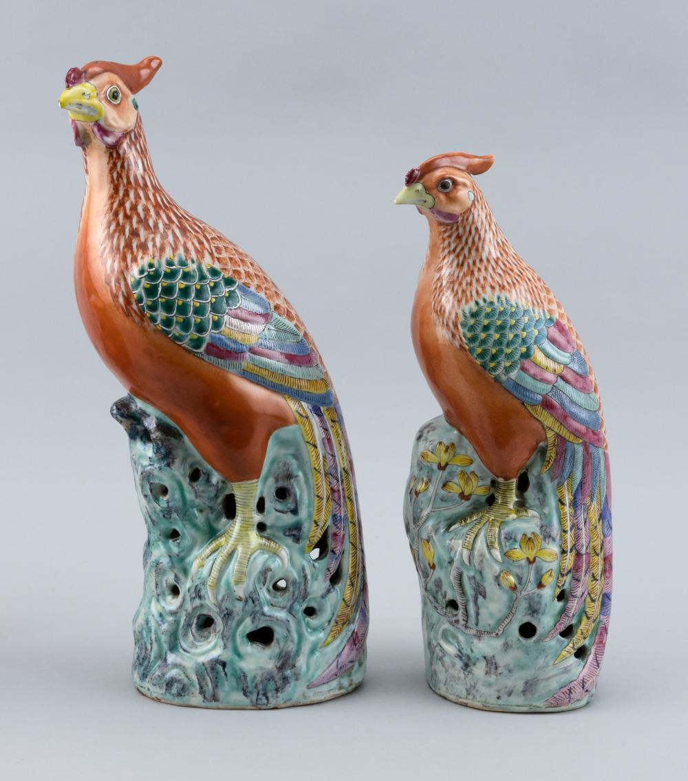 TWO CHINESE FAMILLE ROSE PORCELAIN