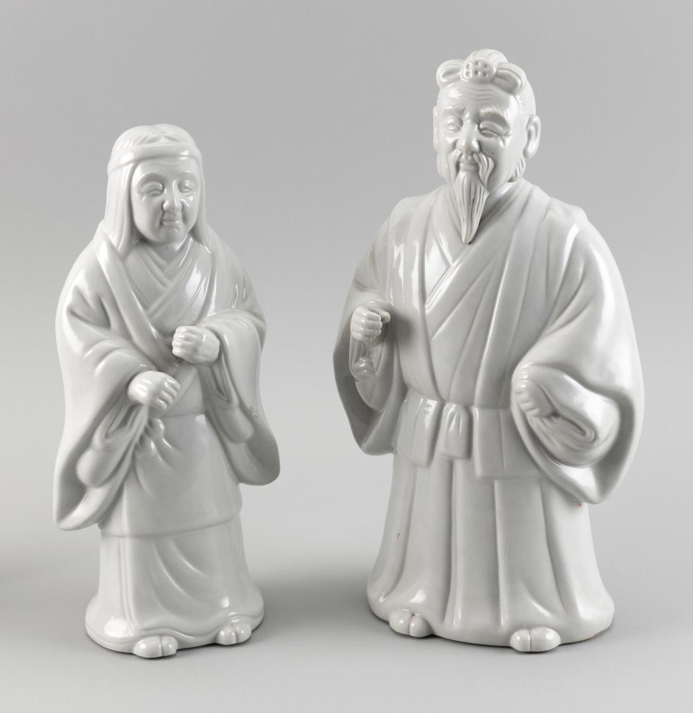 JAPANESE HIRADO PORCELAIN FIGURES