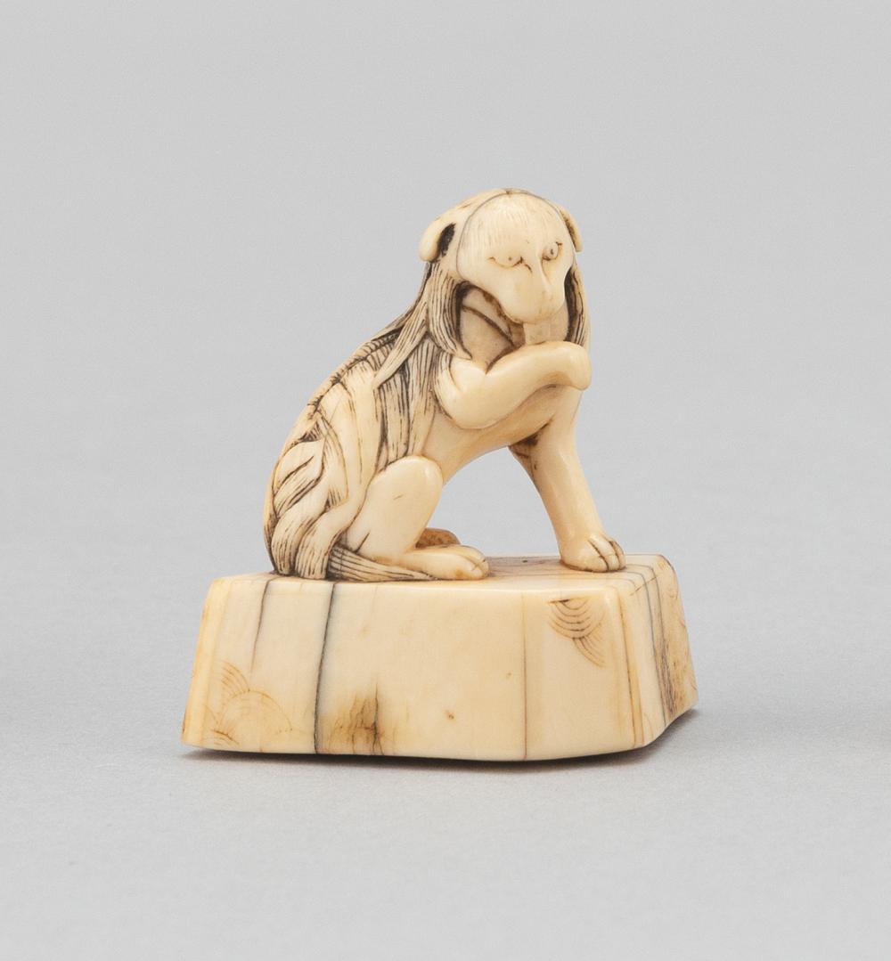 JAPANESE BONE NETSUKE 19TH CENTURY