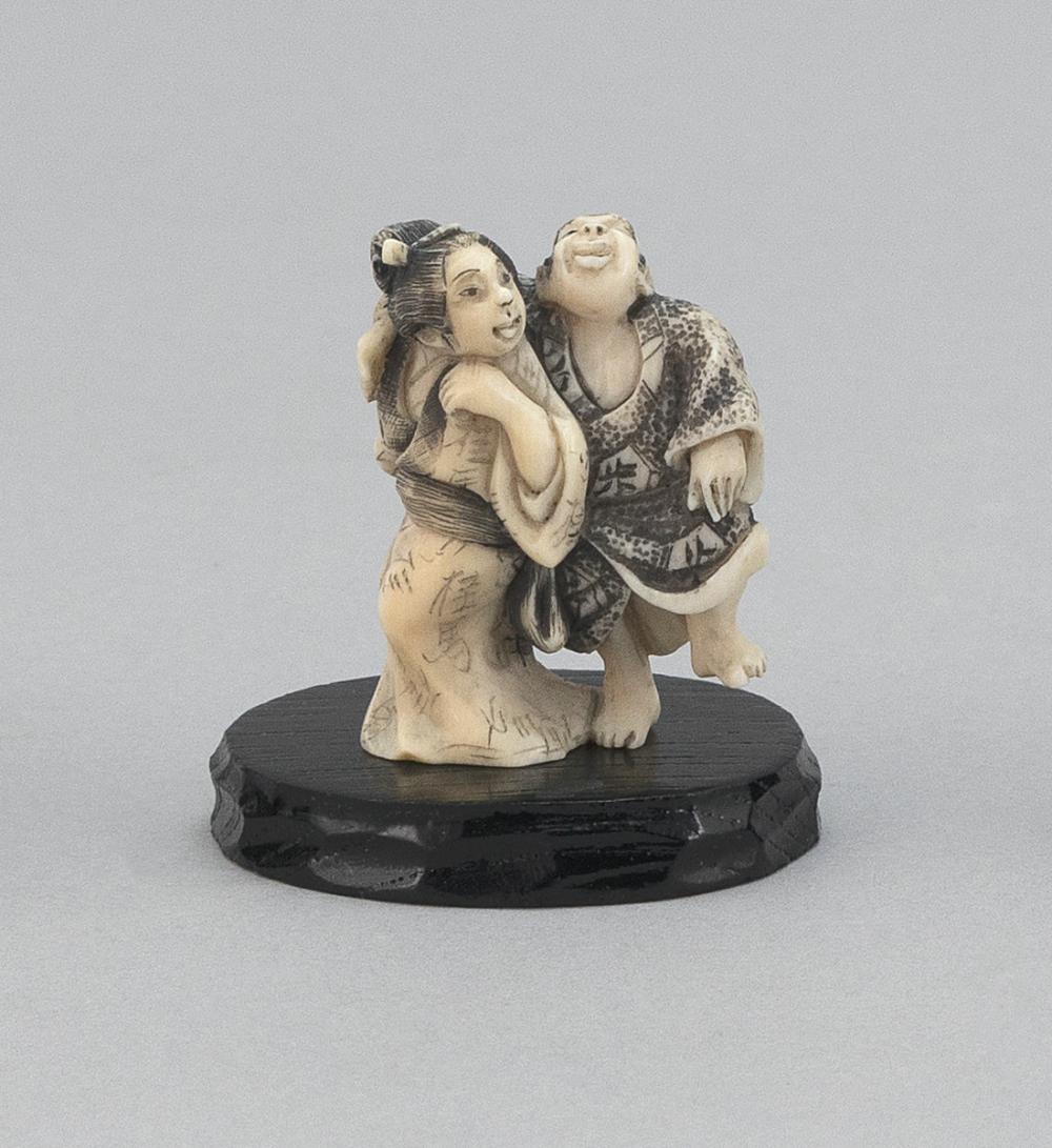 JAPANESE IVORY NETSUKE LATE 19TH 34c11f