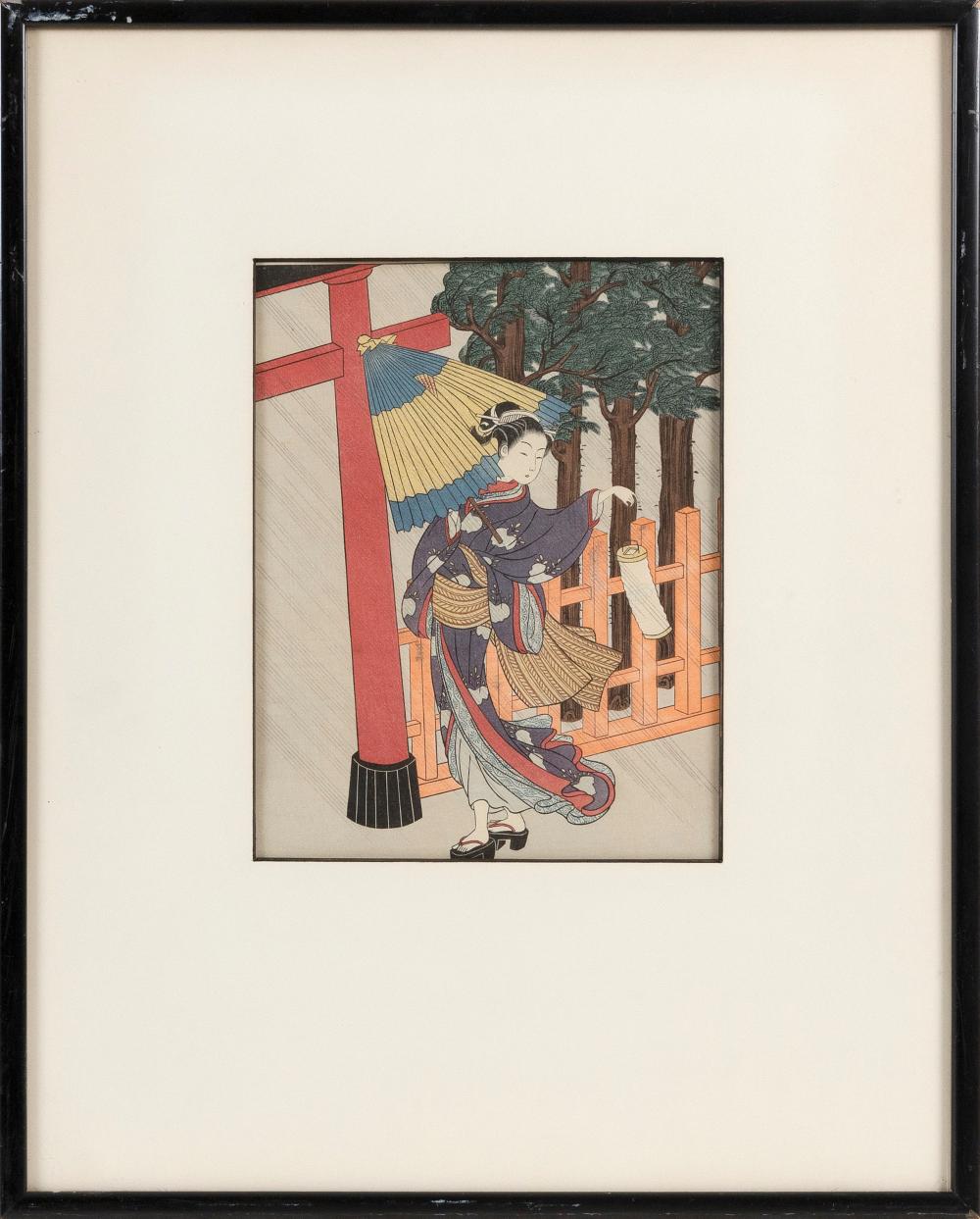 SUZUKI HARUNOBU (1725-1770) OBAN TATE-ESUZUKI