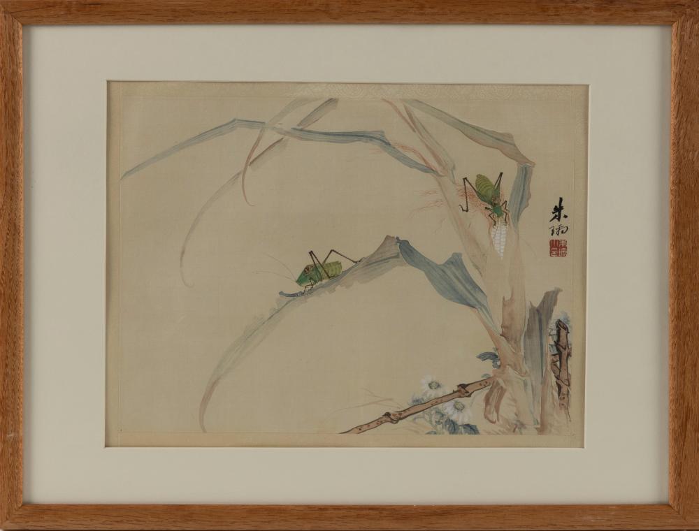 CHINESE PAINTING ON SILK EARLY 34c271