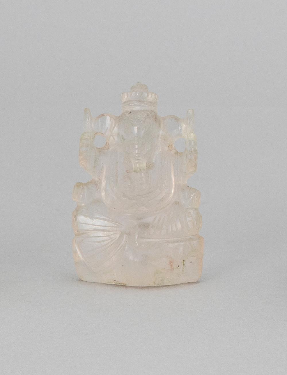 CHINESE ROCK CRYSTAL CARVING OF