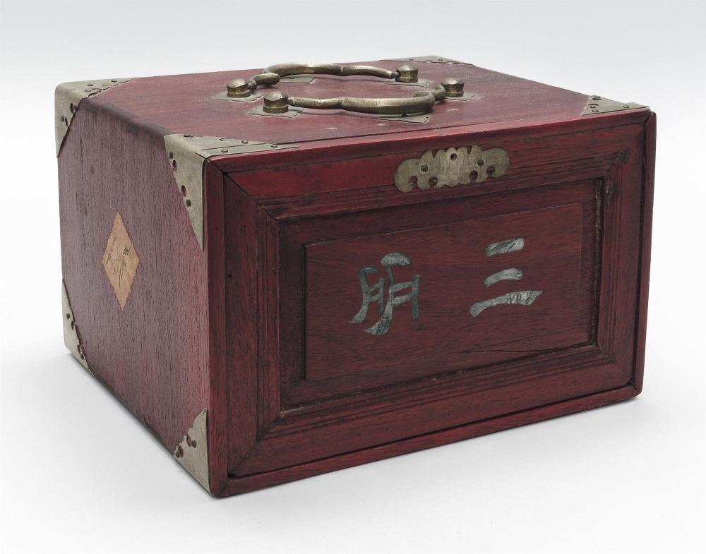 CHINESE ROSEWOOD-CASED MAH JONG