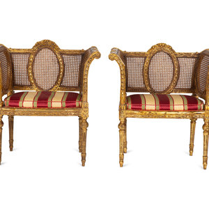 A Pair of Louis XVI Style Giltwood 34c376