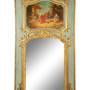 A French Painted and Parcel Gilt 34c382