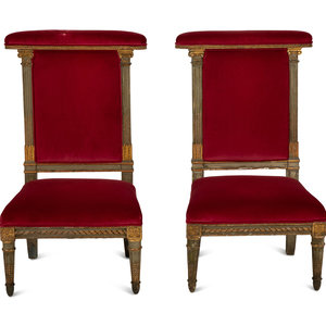 A Pair of Louis XVI Style Painted 34c392