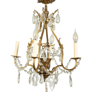 A Louis XV Style Gilt Bronze Four Light 34c3ca