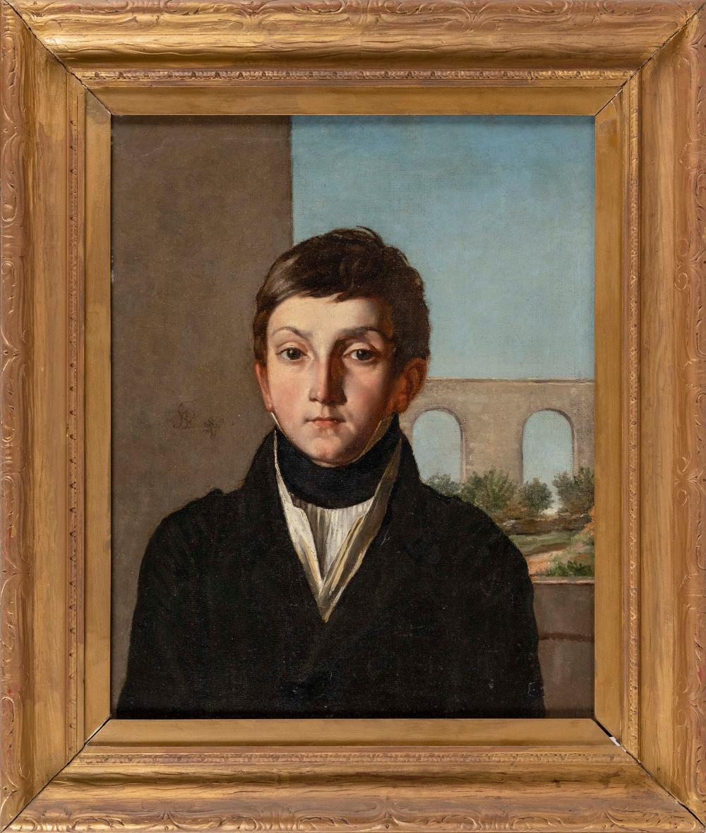 PORTRAIT OF A YOUNG MAN LATE 18TH 34c3d6