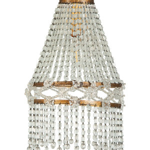 A Small Beaded Glass Chandelier 34c41b