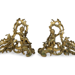 A Pair of Louis XV Style Gilt Bronze 34c417