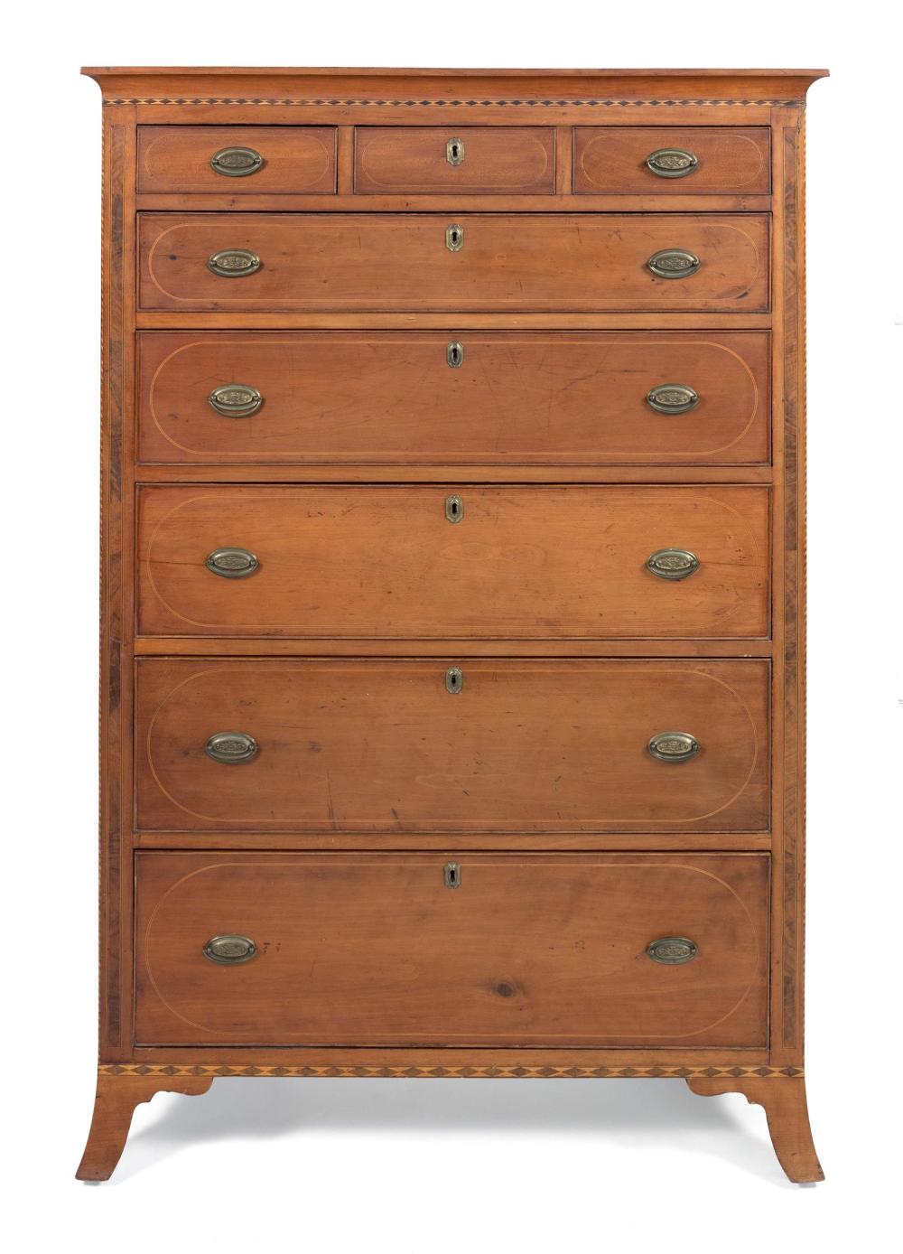 TALL CHEST AMERICA EARLY 19TH 34c425