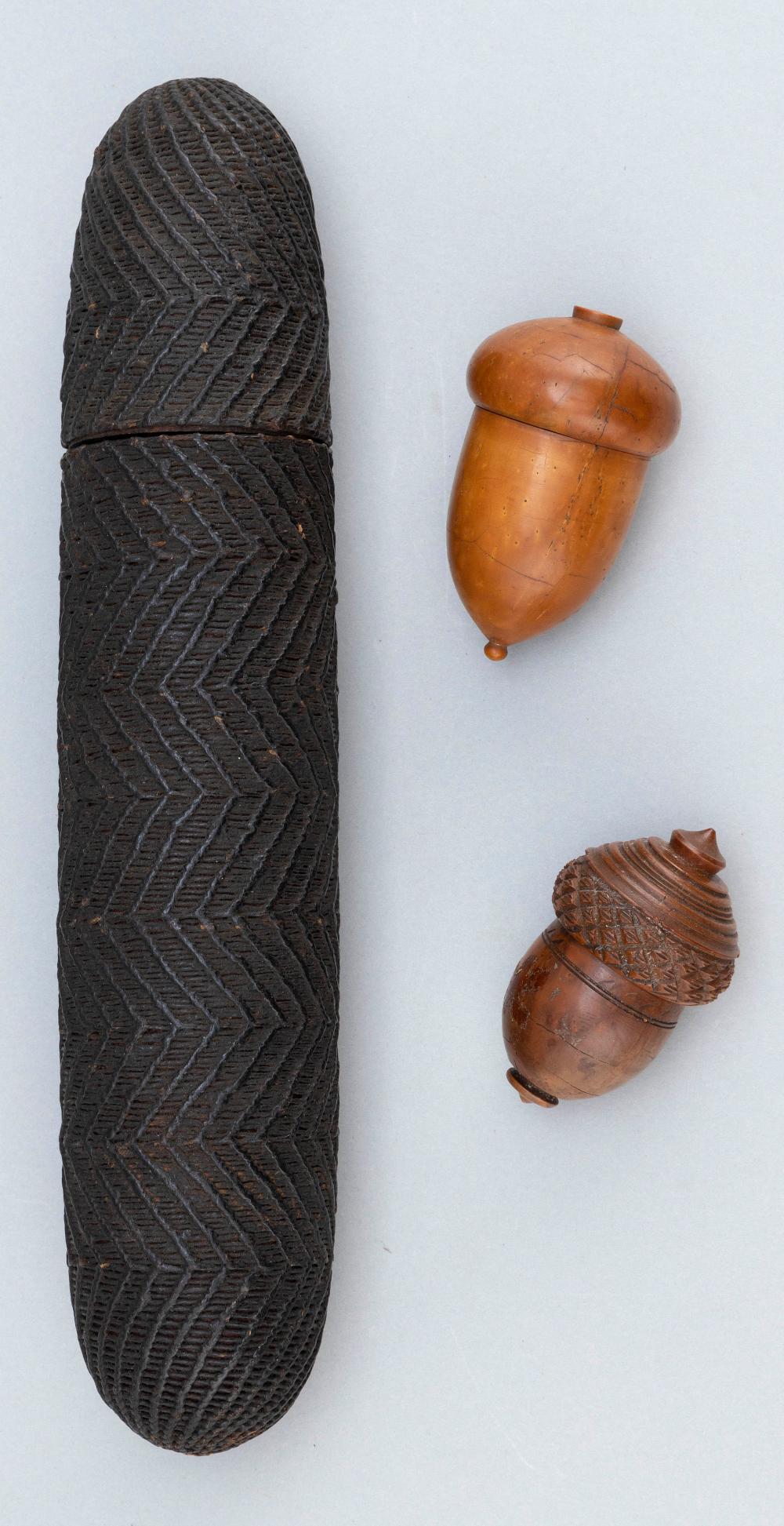 THREE SAILOR-MADE SEWING ITEMS