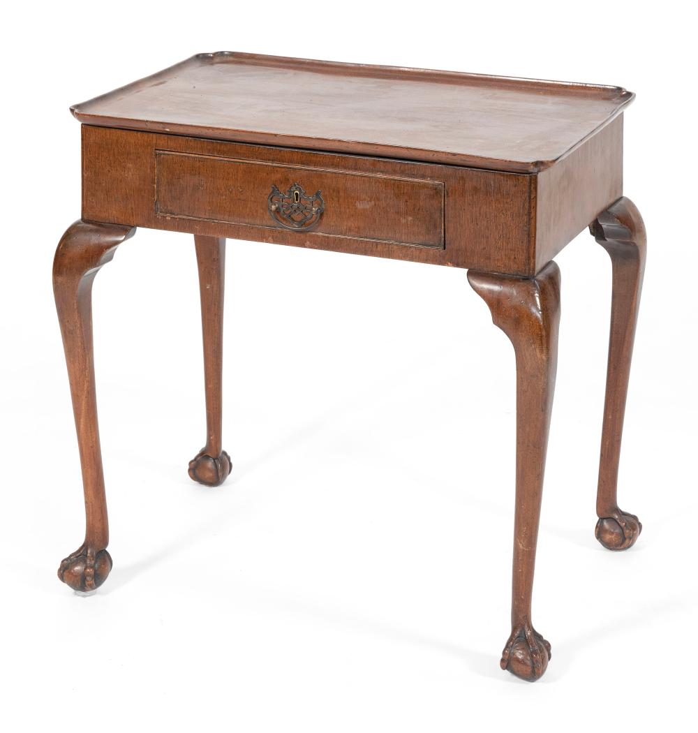 ENGLISH TRAY-TOP TABLE LATE 18TH