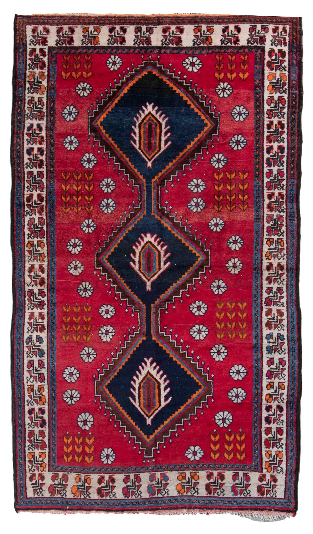 ORIENTAL RUG: HAMADAN 5'1" X 8'8"ORIENTAL