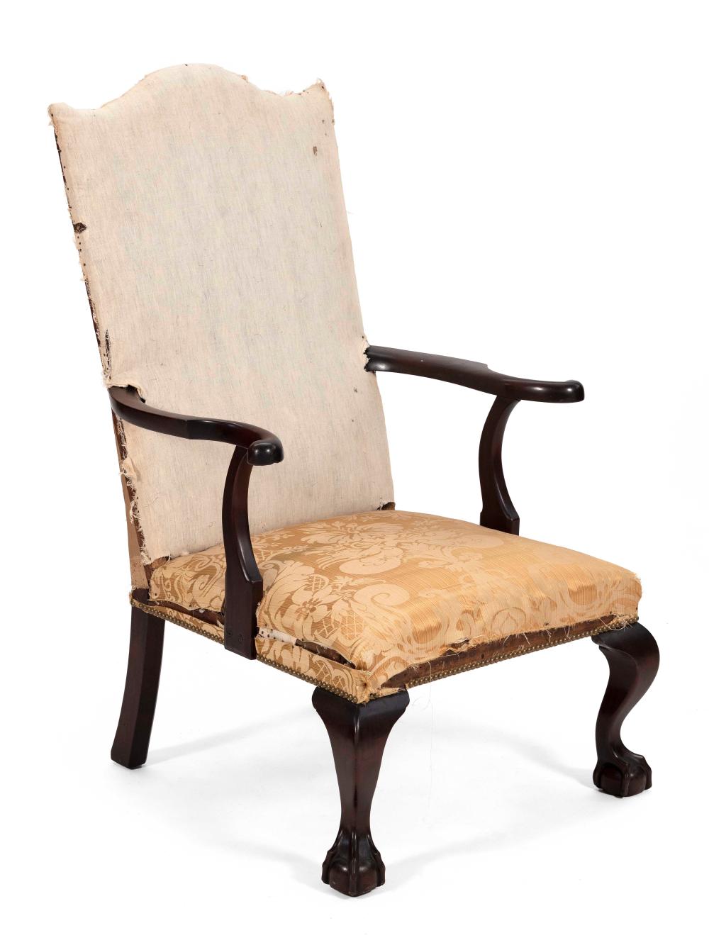 CHIPPENDALE LOLLING CHAIR NEW YORK  34c5a1