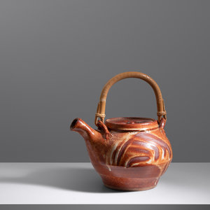 Warren MacKenzie 1924 2018 Teapot glazed 34c59e
