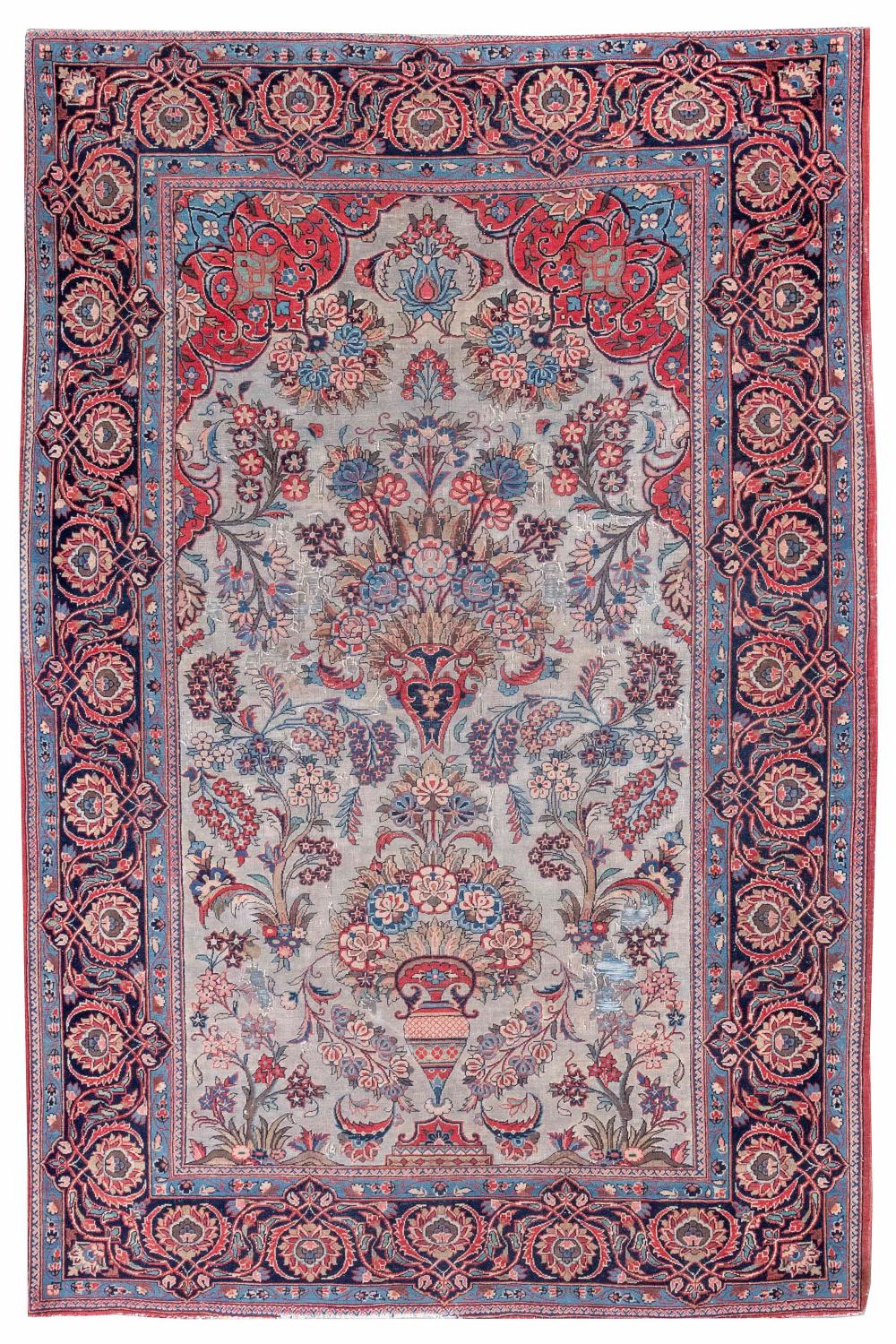 ORIENTAL RUG KESHAN PRAYER 4 6  34c5fb