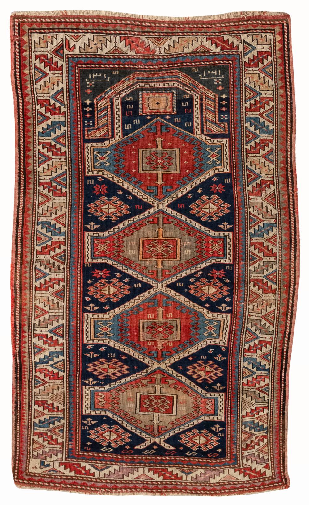 ORIENTAL RUG CAUCASIAN PRAYER 34c602