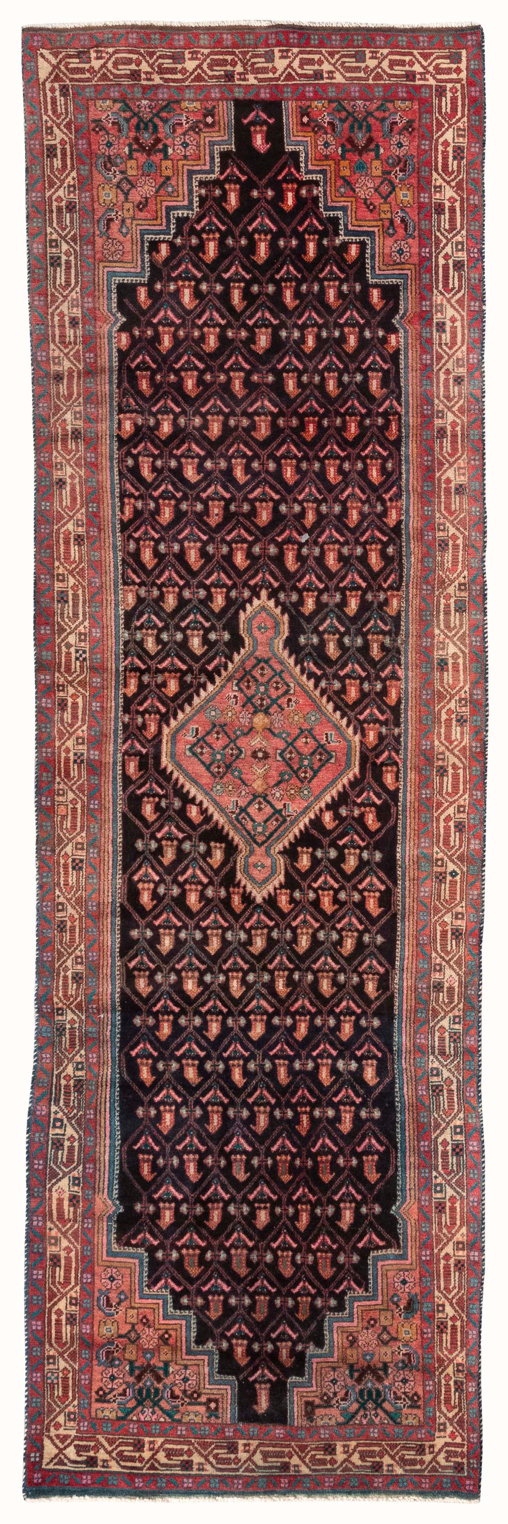 ORIENTAL RUG: ARDEBIL 3'4" X 11'2"ORIENTAL