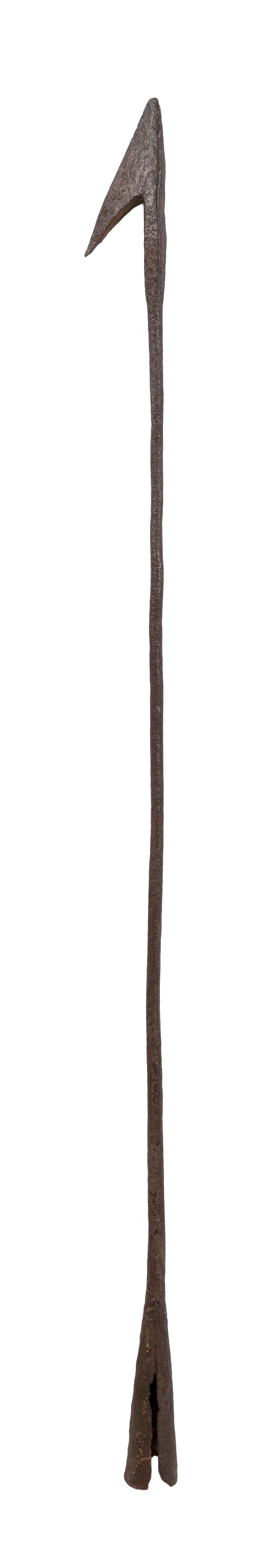 WROUGHT IRON SINGLE-FLUE HARPOON