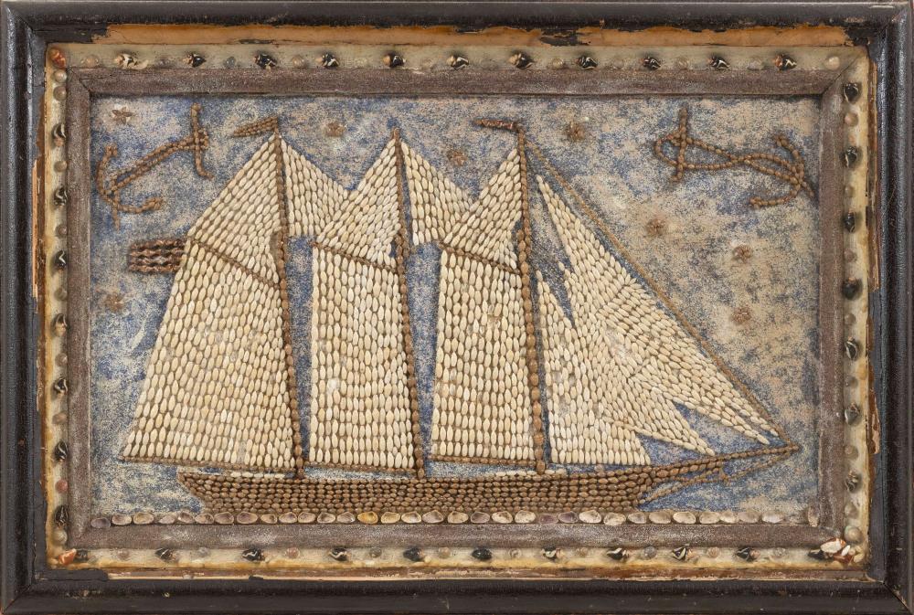 SAILOR S SHELLWORK PICTURE THIRD 34c715